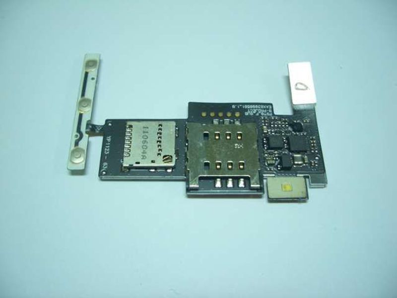 Flex Placa Lector SIM Tarjeta Memoria LG P970 con Botones Laterales