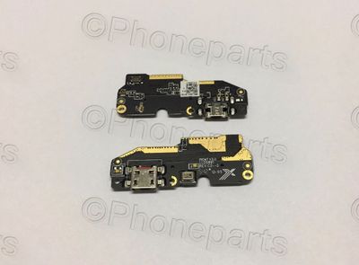 Placa Conector Carga Micro USB con Micro BQ Aquaris X5 Serie Xiaomi (Negro)