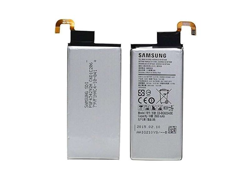 Batería EB-BG925ABE Samsung SM-G925 Galaxy S6 Edge Li-Ion EB-BG925ABE 2600mAh (o