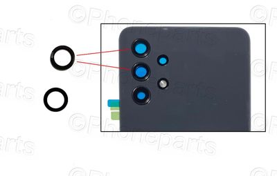 Lente Cámara Trasera Superior e Intermedia Samsung Galaxy A32 5G A326B A32 4G A325F