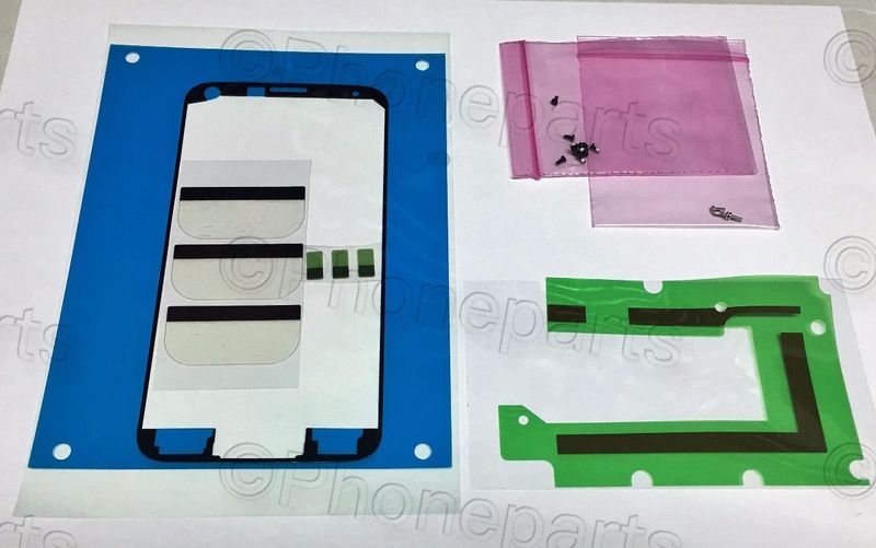 Juego Pegatinas Display LCD + Digitalizador Pantalla Táctil y Tornillos Samsung SM-G900F Galaxy S5