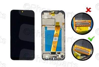 Pantalla Completa Samsung Galaxy A01 2020 SM-A015F Negro CONECTOR PEQUEÑO