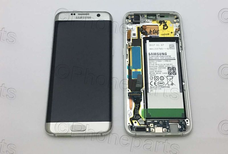 Pantalla Completa Samsung G935F Galaxy S7 EDGE Negro + BATERÍA