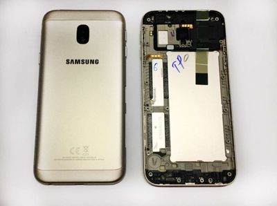 Carcasa Trasera Tapa Batería Samsung Galaxy J3 2017 SS SM-J330 Dorado