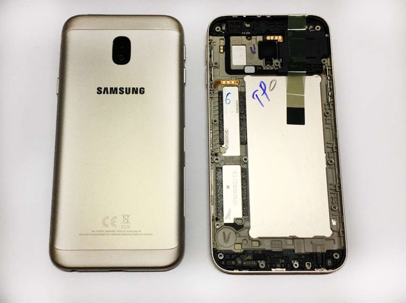 Carcasa Trasera Tapa Batería Samsung Galaxy J3 2017 SS SM-J330 Dorado