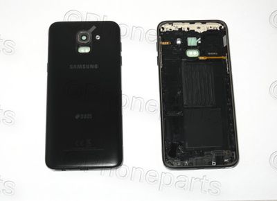 Carcasa Trasera Tapa Batería Original Samsung Galaxy J6 2018 J600FN/DS Negro