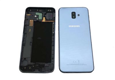 Carcasa Trasera Tapa Batería Chasis Samsung Galaxy J6 Plus J610 Azul