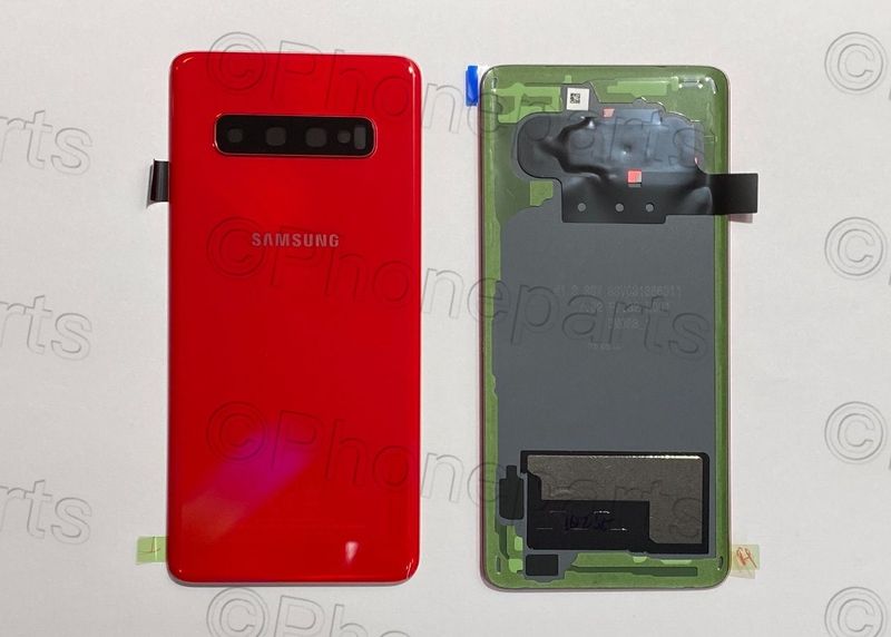 Tapa Batería Original Samsung Galaxy S10 SM-G973F Rojo