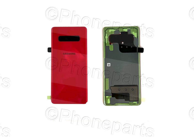 Tapa Batería Original Samsung Galaxy S10+ PLUS SM-G975F Rojo