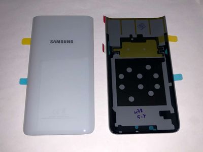 Tapa Batería Original Samsung Galaxy A80 SM-A805F Blanco Plata