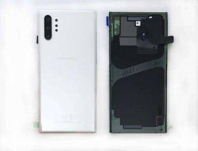 Tapa Batería Original Samsung Galaxy Note10 PLUS 4G SM-N975F, Note10 PLUS 5G N976B (Aura White)