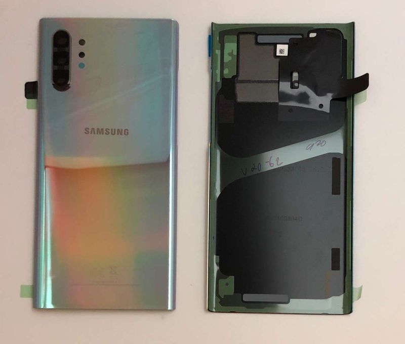 Tapa Batería Original Samsung Galaxy Note10 PLUS 4G SM-N975F, Note10 PLUS 5G N976B Plata (Aura Glow)