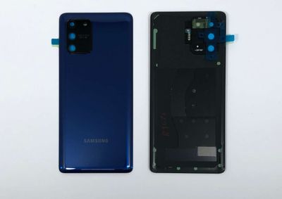 Tapa Batería Samsung Galaxy S10 Lite Azul G770F Lente de Cámara y Placa Micro