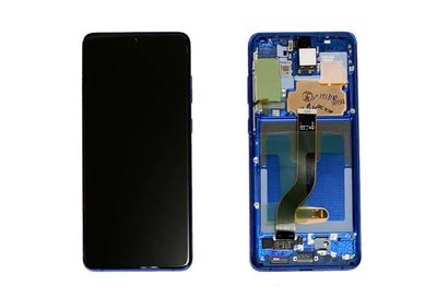 Pantalla Completa Samsung Galaxy S20+ PLUS SM-G986F G985 4G 5G Azul Aura