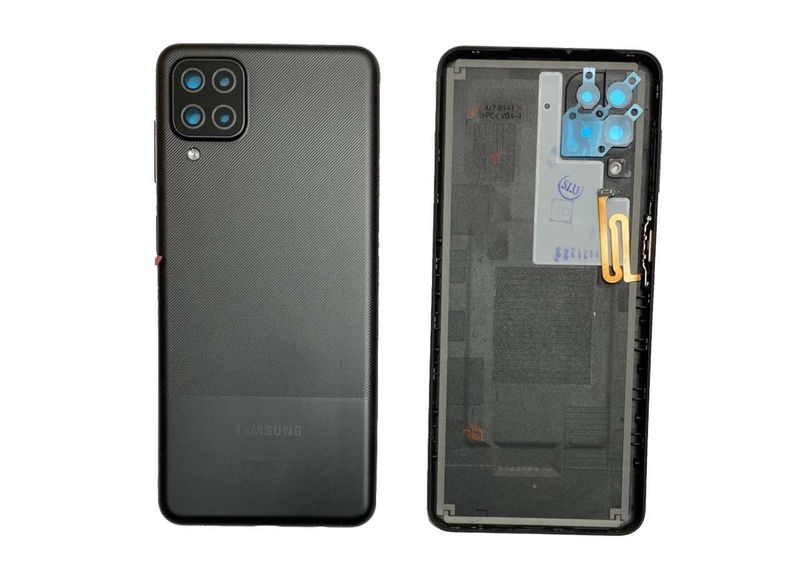 Carcasa Trasera Tapa Batería Original Samsung Galaxy A12 SM-A125F Negro