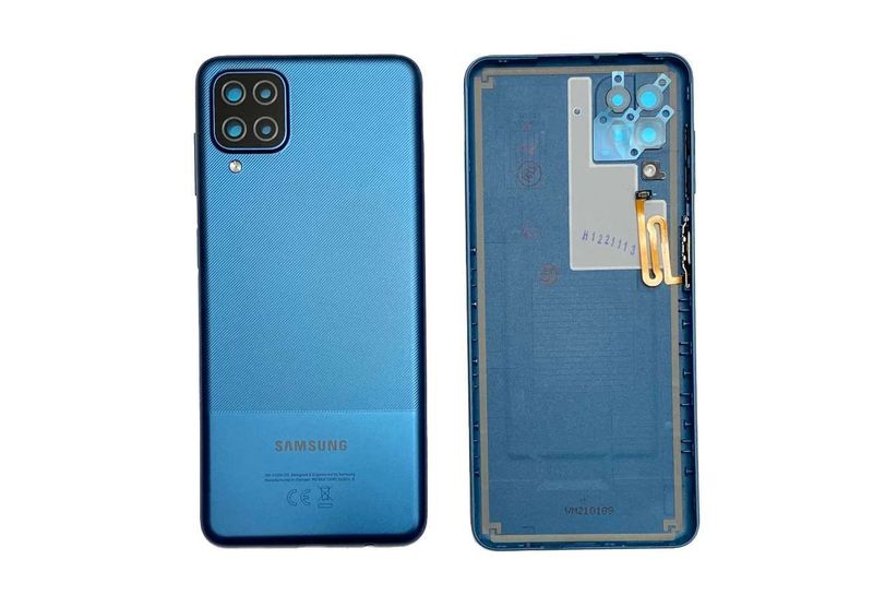 Carcasa Trasera Tapa Batería Original Samsung Galaxy A12 SM-A125F Azul