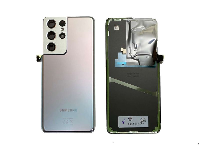 Tapa Batería Original Samsung Galaxy S21 Ultra SM-G998B Plata