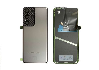 Tapa Batería Original Samsung Galaxy S21 Ultra SM-G998B Titanio