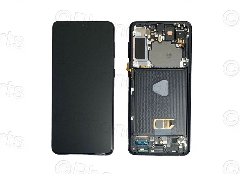 Pantalla Completa Samsung Galaxy S21 Plus SM-G996B Negro con Cámara Frontal