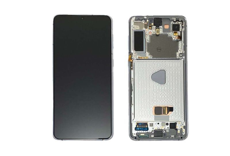 Pantalla Completa Samsung Galaxy S21 Plus SM-G996B con Cámara Frontal Plata