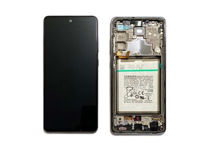 Pantalla Completa + Batería Samsung Galaxy A72 4G/5G SM-A725F A726B Negro