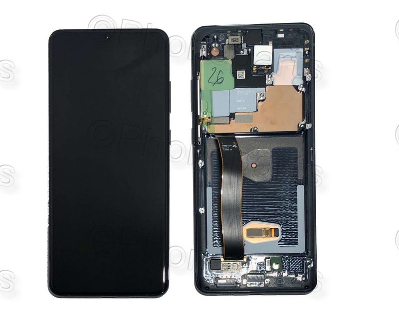 Pantalla Completa Samsung Galaxy S20 ULTRA SM-G988F 5G Negro (SIN CÁMARA FRONTAL)