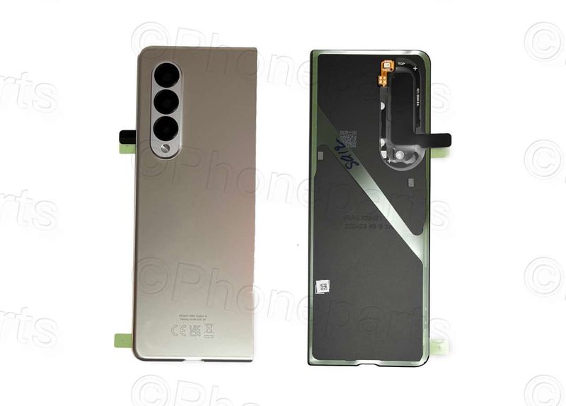 Tapa Batería Original Samsung Galaxy Z Fold3 5G 2021 F926 Plata