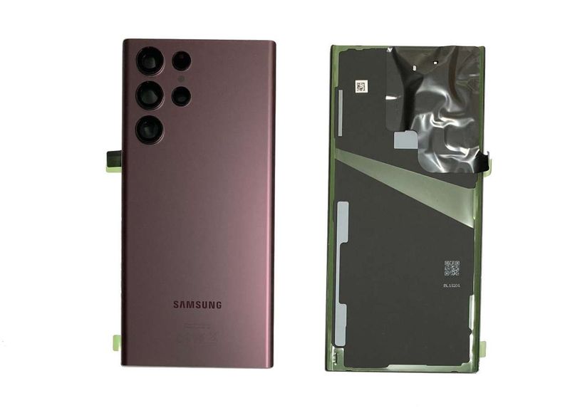 Tapa Batería Original Samsung Galaxy S22 Ultra SM-S908B Borgoña