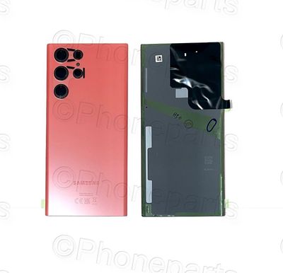 Tapa Batería Original Samsung Galaxy S22 Ultra SM-S908B Rojo