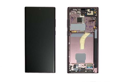 Pantalla Completa Samsung Galaxy S22 Ultra SM-S908B Borgoña (Vino)