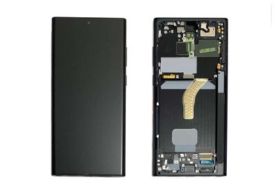 Pantalla Completa Samsung Galaxy S22 Ultra SM-S908B Grafito / Azul / Rojo (MARCO NEGRO)