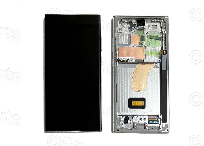 Pantalla Completa Samsung Galaxy S23 Ultra 5G SM-S918B Azul (Plata)