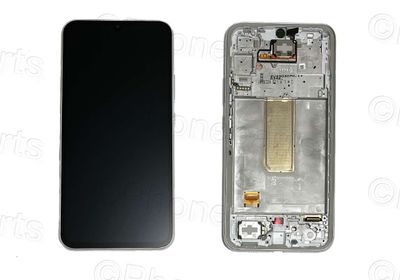 Pantalla Completa Samsung Galaxy A34 A346B Blanco Plata