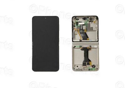 Pantalla Completa Interna Samsung Galaxy Z Flip5 5G 2023 SM-F731B Crema