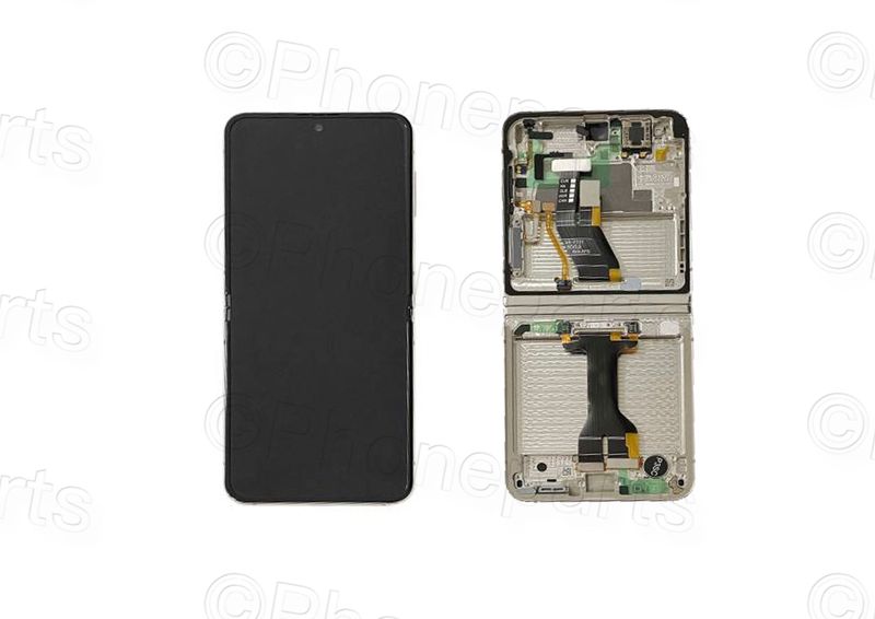 Pantalla Completa Interna Samsung Galaxy Z Flip5 5G 2023 SM-F731B Crema
