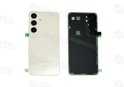 Tapa Batería Original Samsung Galaxy S24 SM-S921B Amarillo Ámbar (Crema)