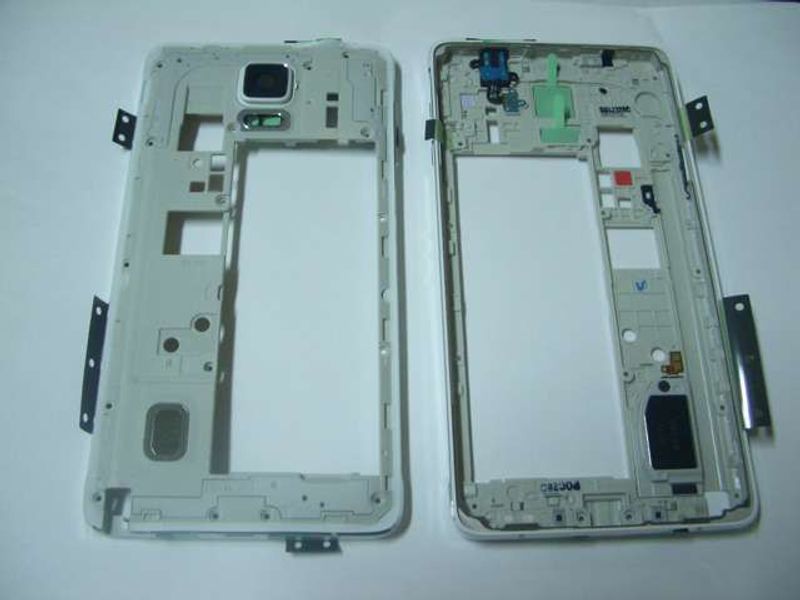Carcasa Trasera Chasis Samsung N910F Galaxy Note4 Blanco Modulo Buzzer Embellece