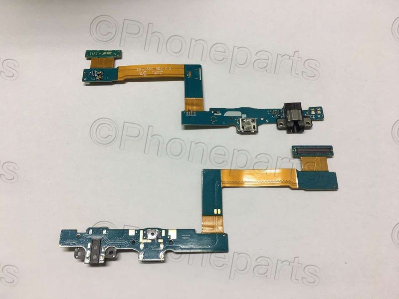 Flex Conector Carga MicroUSB Samsung T550 Galaxy Tab A con Jack de Audio y Botón