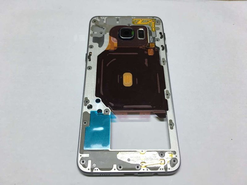 Carcasa Trasera Chasis Samsung G928F Galaxy S6 EDGE + Plus Azul Con Flex Encendido + Volumen + Modulo Buzzer