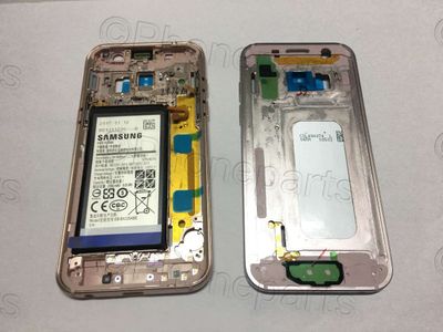 Carcasa Intermedia Chasis Samsung SM-A320F Galaxy A3 2017 Rosa
