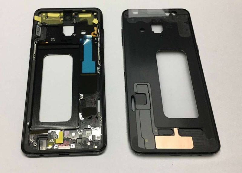 Carcasa Intermedia Chasis Samsung SM-A530F Galaxy A8 2018 Negro