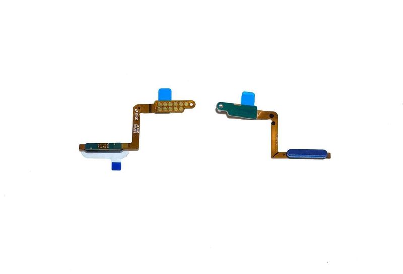 Cable Flex Botón Menú Sensor Huella Samsung Galaxy A7 2018 SM-A750F Azul