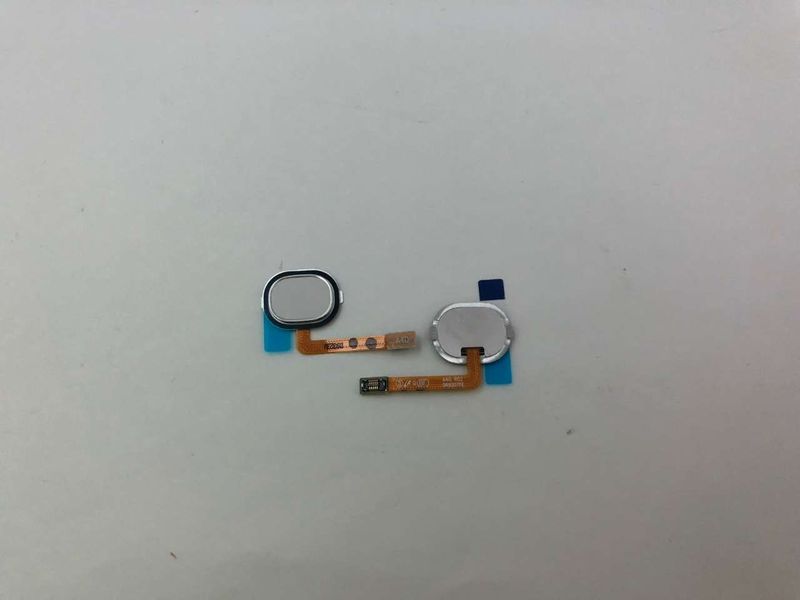 Cable Flex Botón Menú (HOME) con Sensor Huella Samsung Galaxy A40 SM-A405FN Blanco