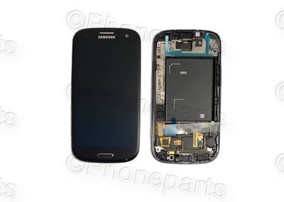 Pantalla Completa Samsung I9300 Galaxy S3 Negro con Marco 100% ORIGINA