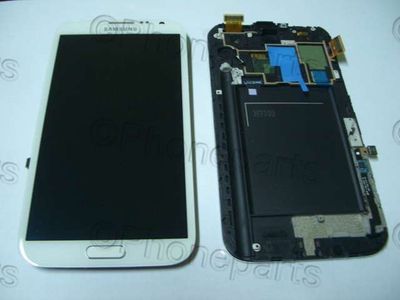 Pantalla Completa Samsung N7105 Blanco con Marco 100% Original Galaxy