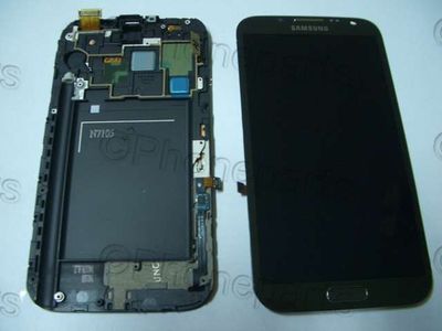 Pantalla Completa Samsung N7105 Gris con Marco 100% Original Galaxy No