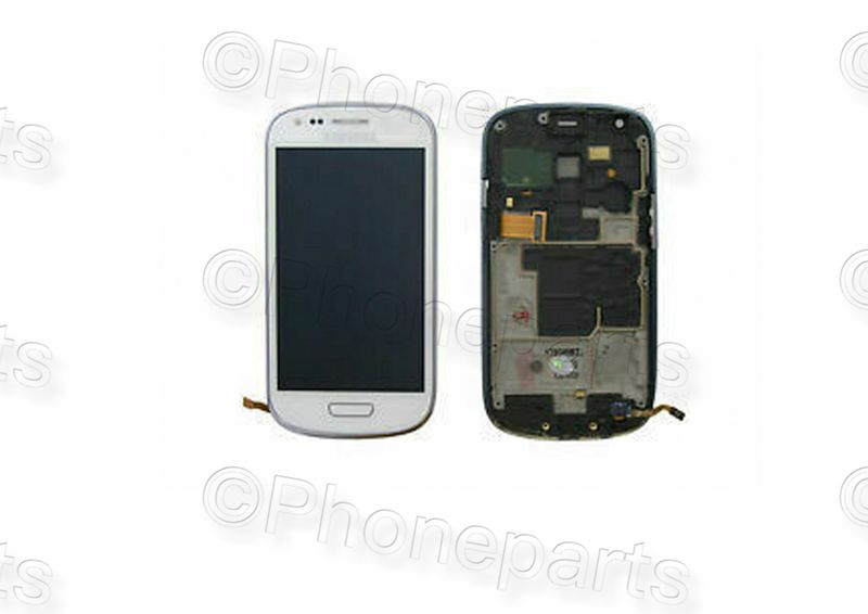Pantalla Completa Samsung I8190 Galaxy S3 Mini Blanco con Marco 100% ORIGI