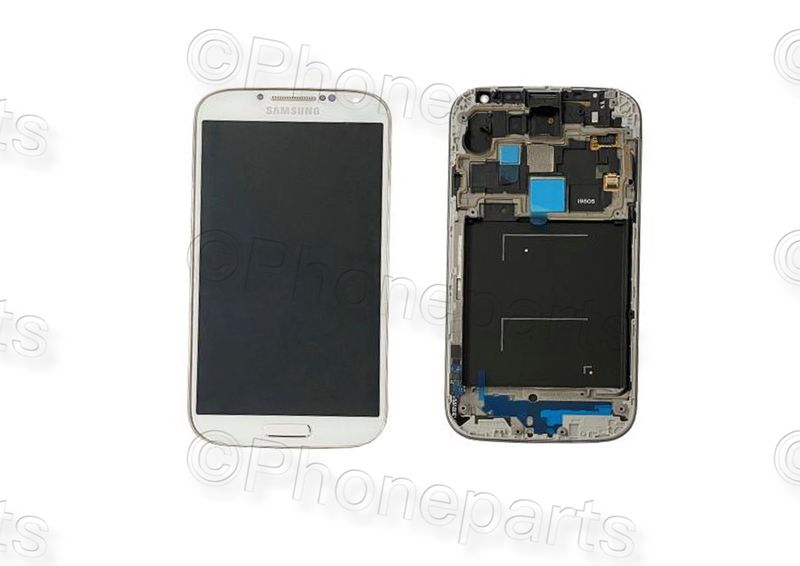 Pantalla Completa Samsung I9505 Blanco con Marco 100