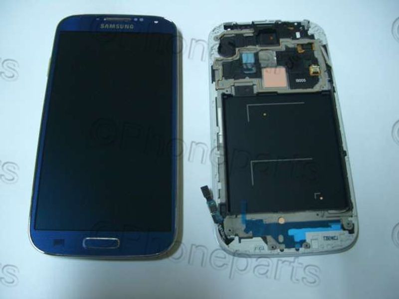 Pantalla Completa Samsung I9505 Azul con Marco 100%