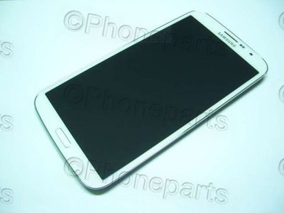 Pantalla Completa Samsung I9200 I9205 Galaxy Mega Blanca con Marco 100